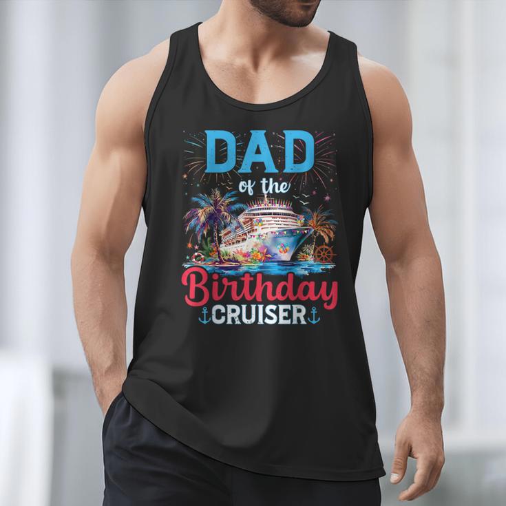 Dad Of The Birthday Cruiser Cruise Birthday Men Tank Top