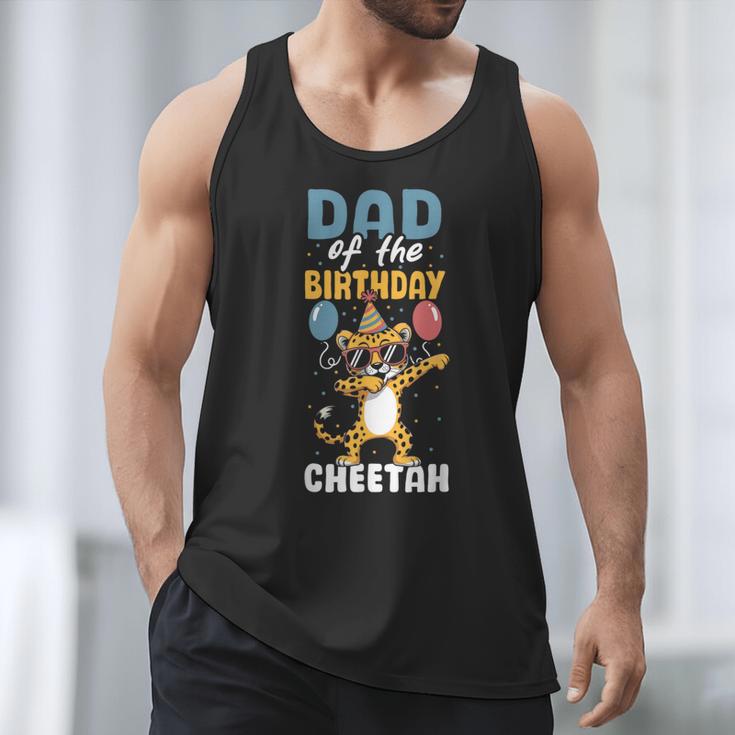 Dad Of The Birthday Girl Boy Cheetah Men Tank Top