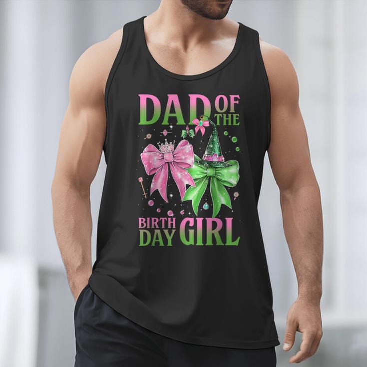 Dad Of The Birthday Girl Coquette Matching Family Party Men Tank Top