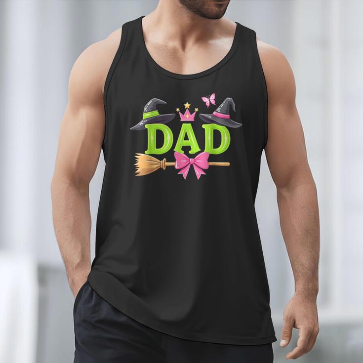 Dad Of The Birthday Girl Witch Family Party Decorations Men Tank Top