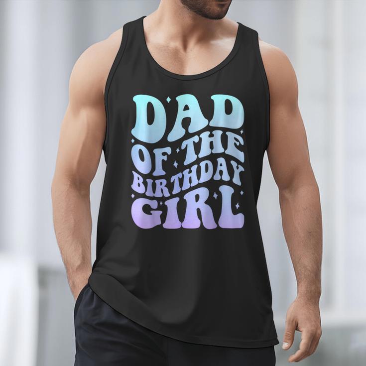 Dad Of The Birthday Girls Teens Kid Family Matching Birthday Men Tank Top