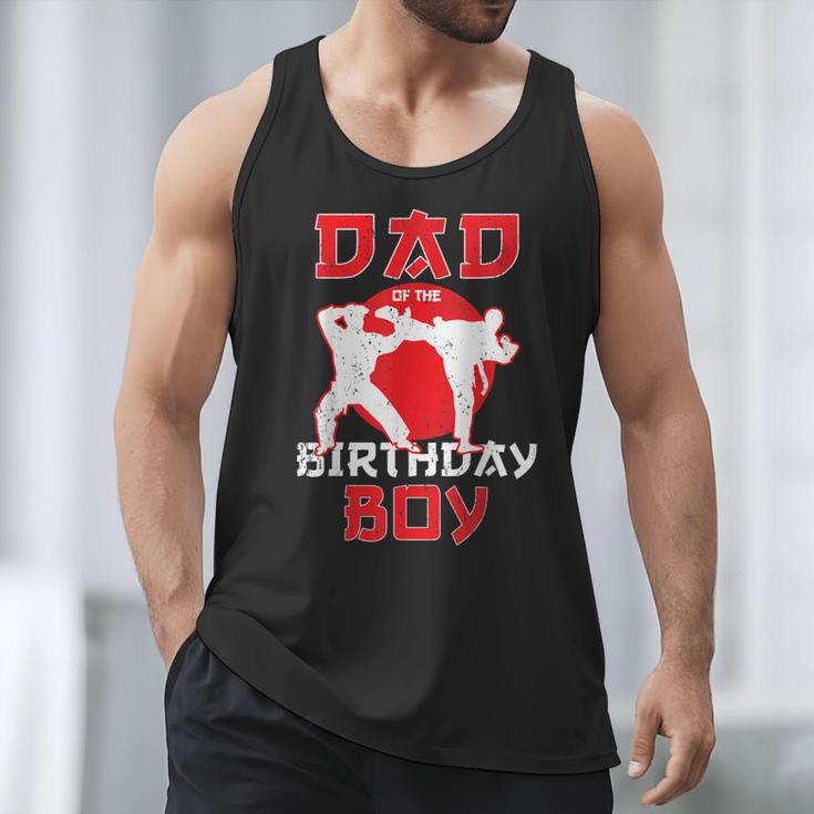 Dad Of The Birthday Karate Taekwondo Boy Martial Arts Men Tank Top