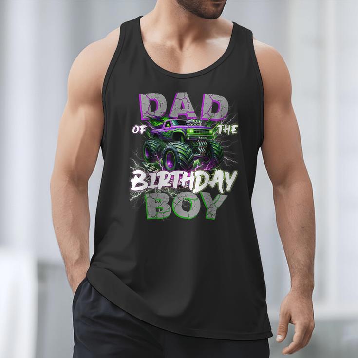 Dad Of The Birthday Monster Truck Family Matching Party Men Tank Top