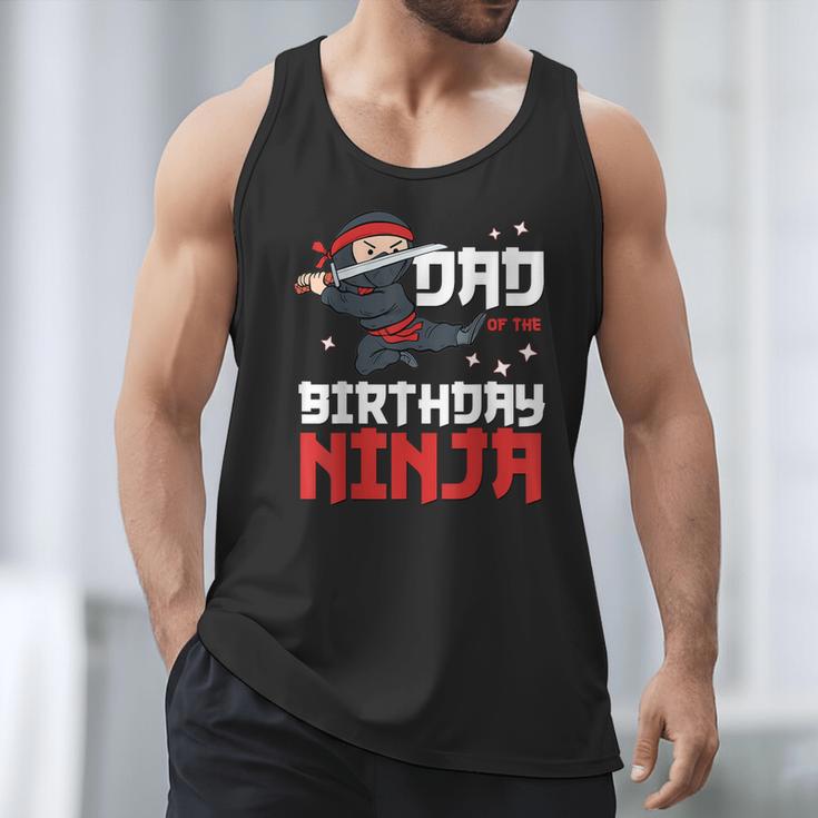 Dad Of The Birthday Ninja Daddy Party Best Father Boy Pop Men Tank Top