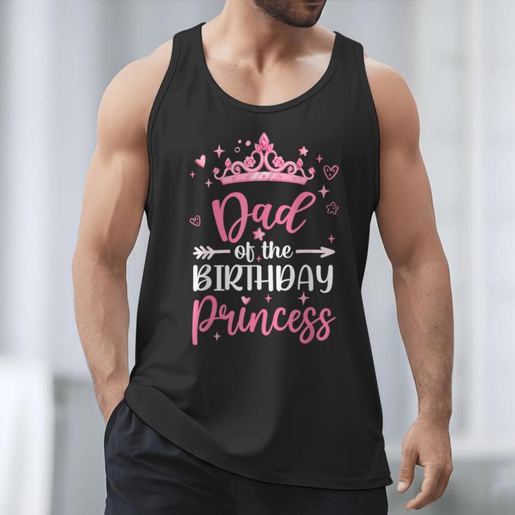 Dad Of The Birthday Princess Birthday Girl Kid Family Men Tank Top
