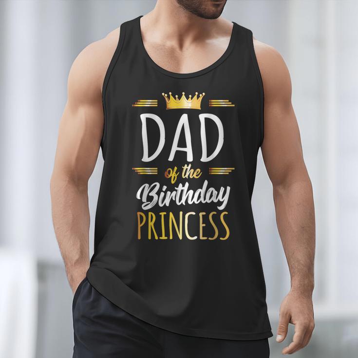 Dad Of The Birthday Princess Shirt Daddy Men Birthday Party Men Tank Top