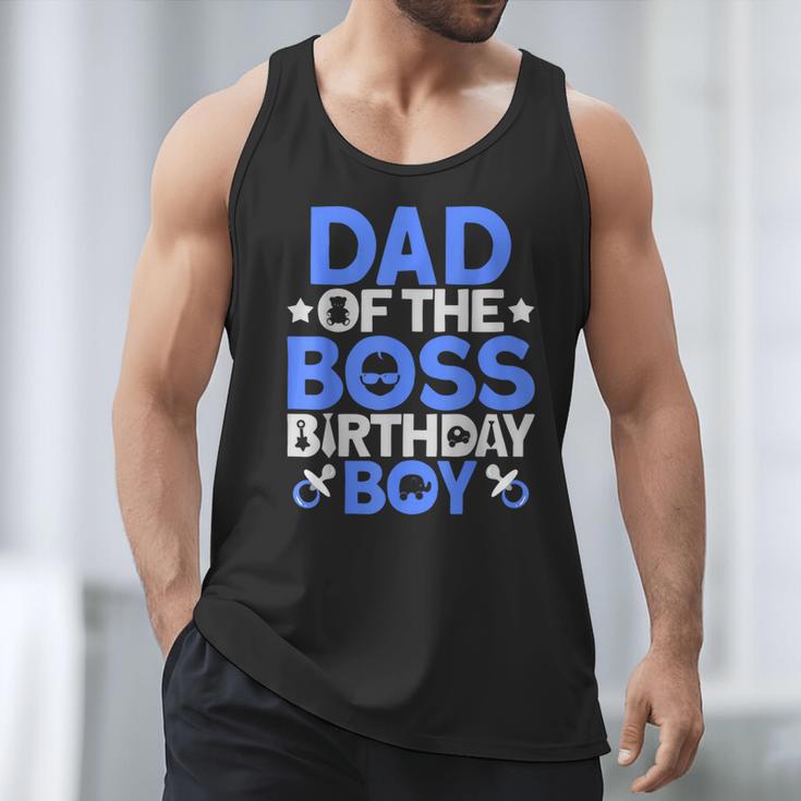 Dad Of The Boss Birthday Party Outfit Like A Boss Dad Men Tank Top