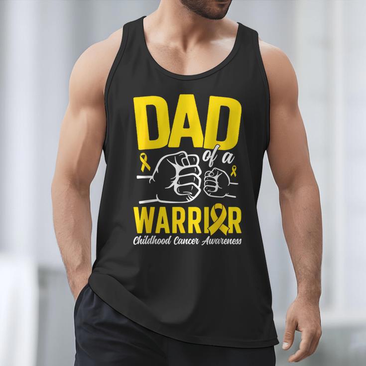 Dad Of A Childhood Cancer Warrior Childhood Cancer Awareness Men Tank Top Dad Of A Childhood Cancer Warrior Childhood Cancer Awareness Men Tank Top