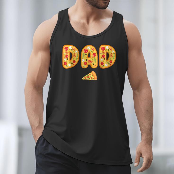 Dad Daddy Matching Birthday Squad Crew Pizza Family Men Tank Top