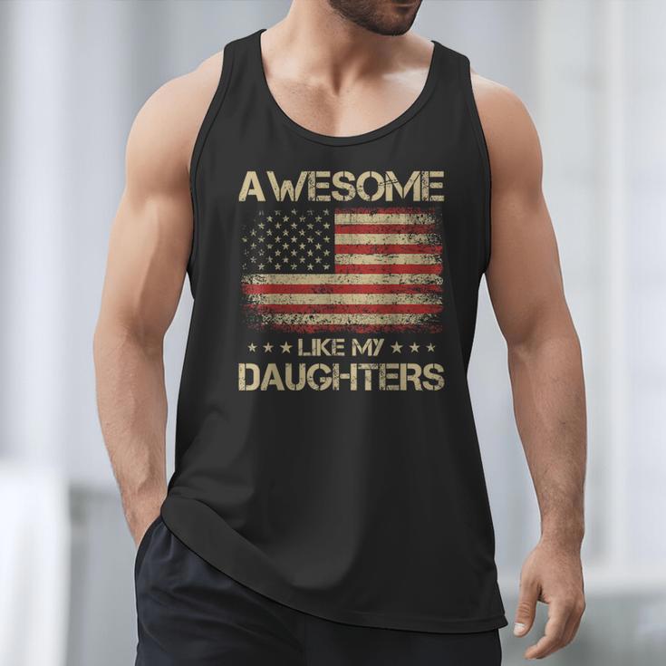 Dad From Daughter Awesome Like My Daughters Men Tank Top