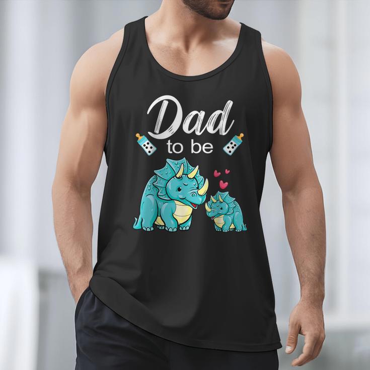 Dad To Be Dinosaur Baby Shower For Boy Men Tank Top Dad To Be Dinosaur Baby Shower For Boy Men Tank Top