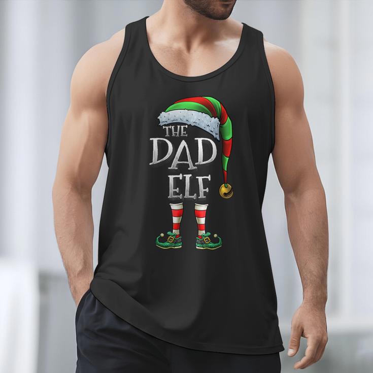 The Dad Elf Shirt Matching Family Dad Christmas Elf Men Tank Top