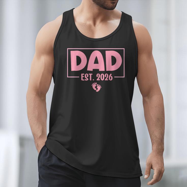 Dad Est 2026 Logo Daddy 2026 Soon To Be New Father 2026 Men Tank Top Dad Est 2026 Logo Daddy 2026 Soon To Be New Father 2026 Men Tank Top