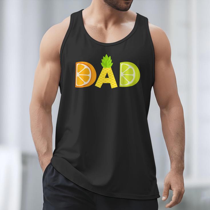 Dad Fruitarian Lover Summer Father Fruit Slice Men Tank Top