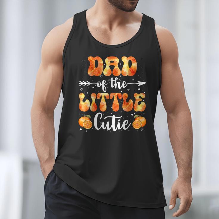 Dad Little Cutie Baby Shower Orange 1st Birthday Party Men Tank Top Dad Little Cutie Baby Shower Orange 1st Birthday Party Men Tank Top