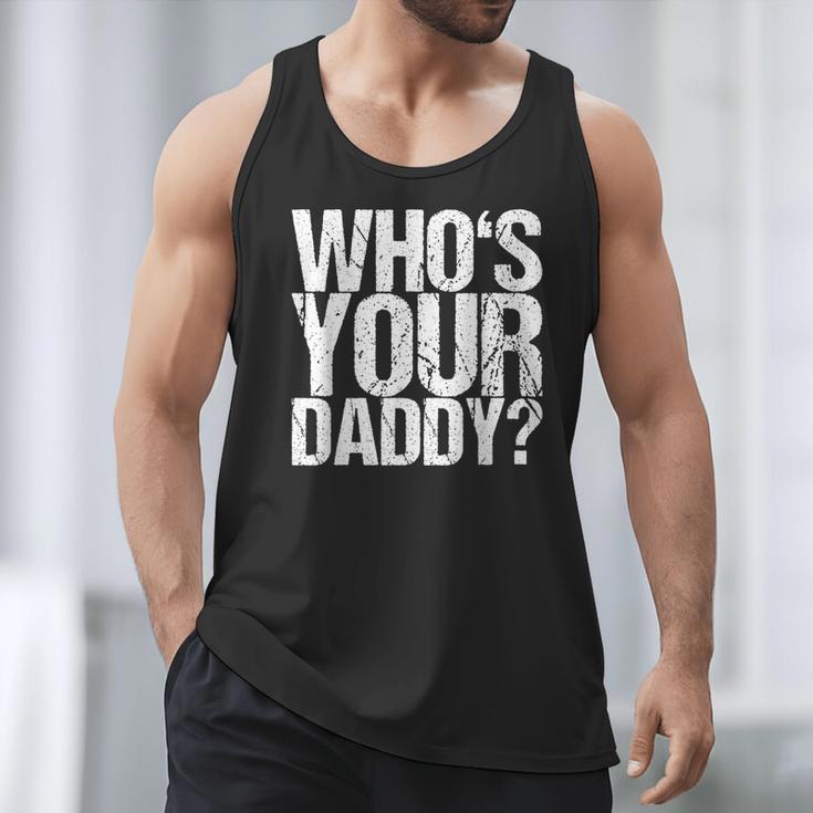 Who Is Your Dad Men Tank Top