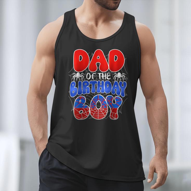 Dad And Mom Birthday Boy Spider Family Matching Men Tank Top