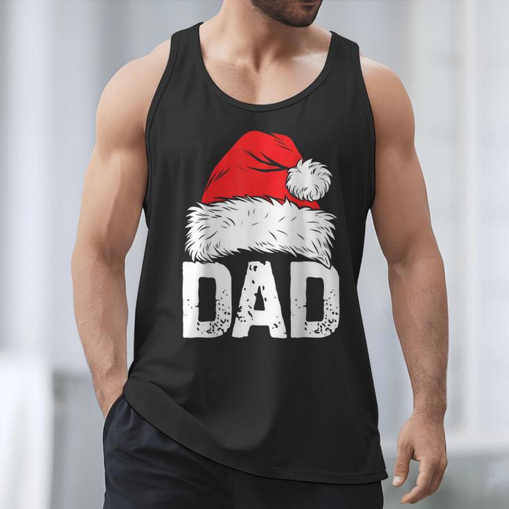 Dad Santa Christmas Family Matching Pajamas Papa Xmas Father Short Sleeve Men Tank Top