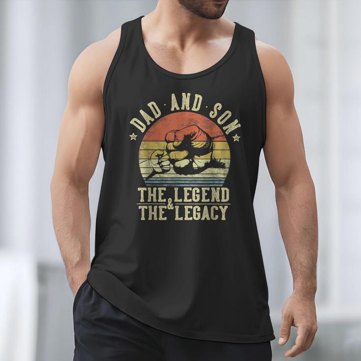 Dad And Son The Legend And The Legacy Dad Men Tank Top