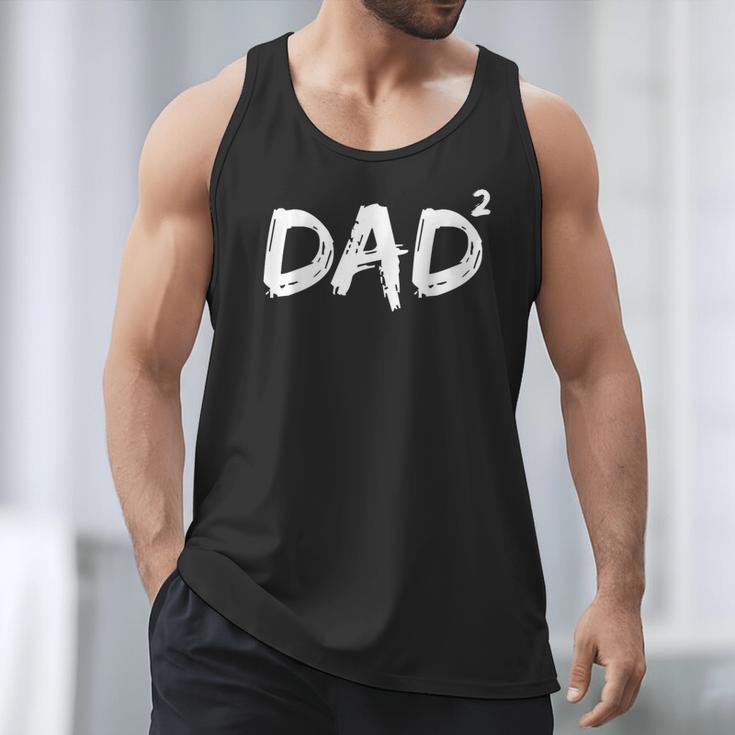 Dad Squared Shirt Father Of Two Kids Daddy Again Shirt Men Tank Top
