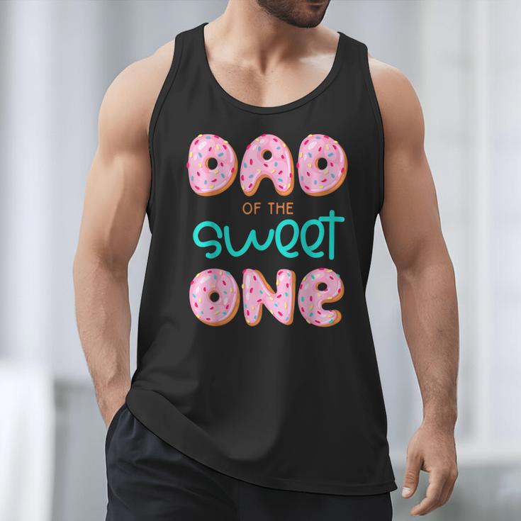 Dad Of Sweet One First Birthday Matching Family Donut Theme Men Tank Top