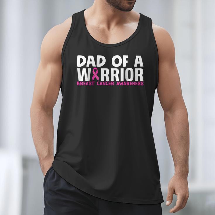 Dad Of A Warrior Breast Cancer Awareness Support Daughter Men Tank Top Dad Of A Warrior Breast Cancer Awareness Support Daughter Men Tank Top