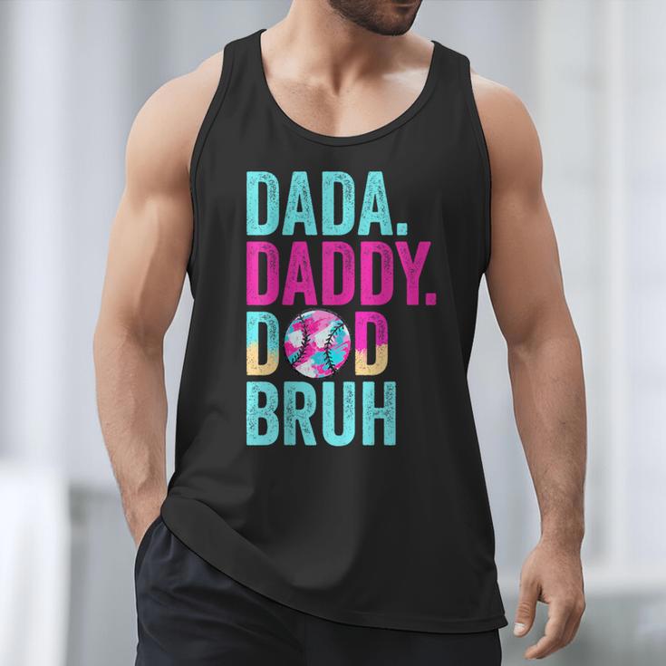 Dada Daddy Dad Bruh Baseball Drip Ice Cream Dad Bruh Men Tank Top