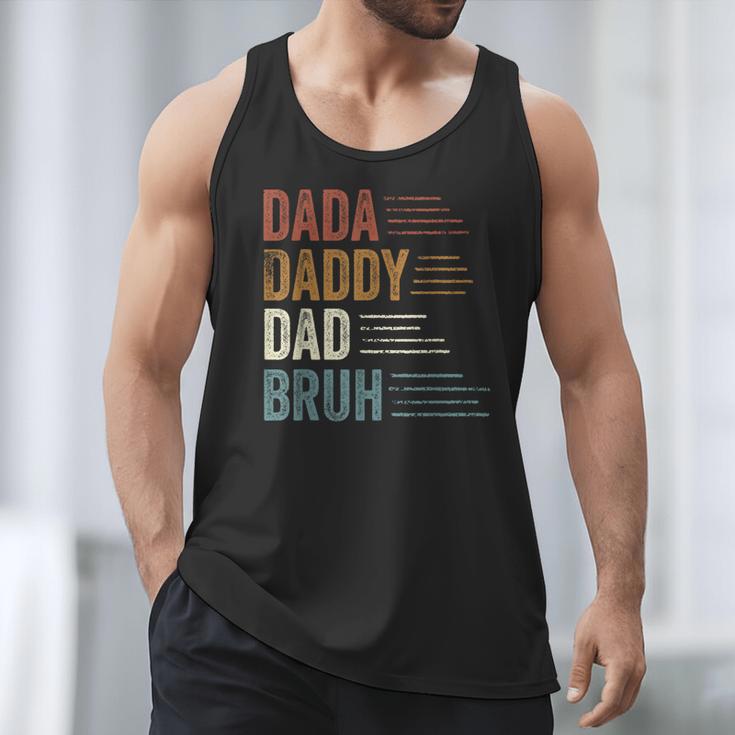 Dada Daddy Dad Bruh For Dad Father's Day Men Tank Top