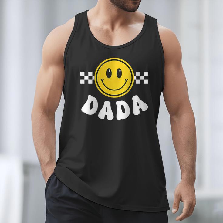 Dada One Happy Dude Birthday Theme 1st Family Matching Mom Men Tank Top