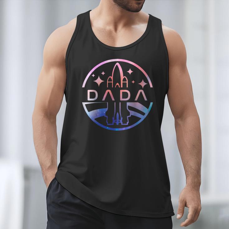 Dada Space Astronaut Rocket Birthday Party Men Tank Top