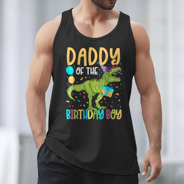 Daddy Of The Birthday Boy Family Matching Dinosaur Squad Men Tank Top