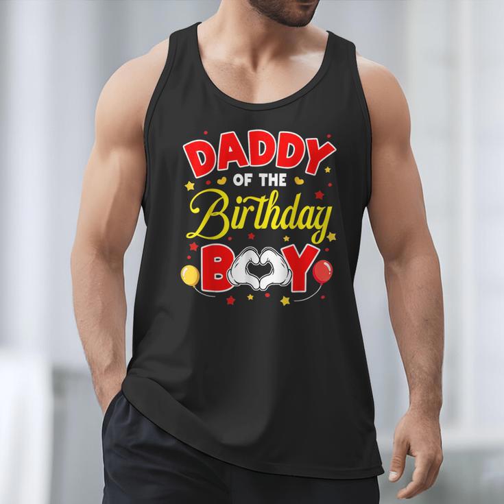 Daddy Of The Birthday Boy Matching Dad Son Family Birthday Men Tank Top
