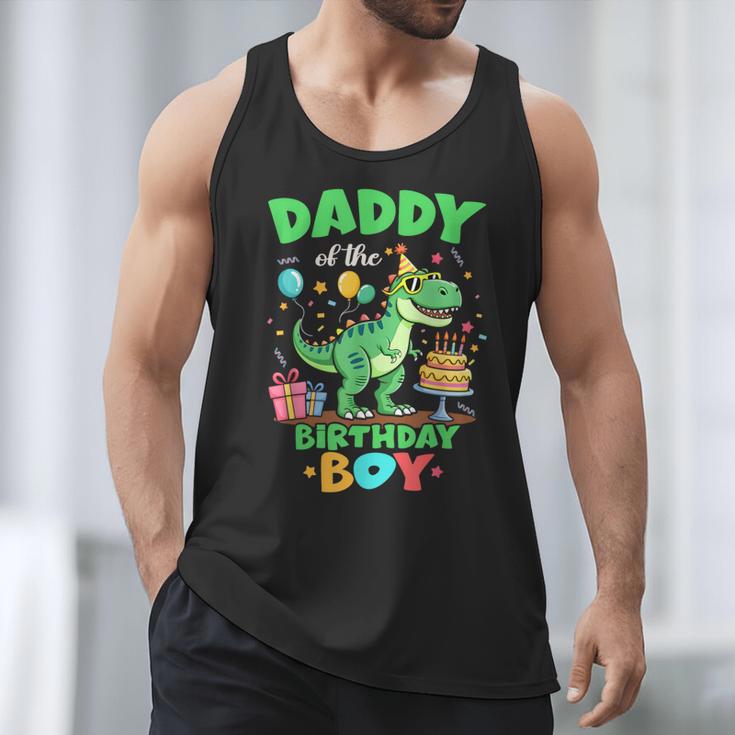 Daddy Of The Birthday BoyRex Dinosaur Family Party Men Tank Top