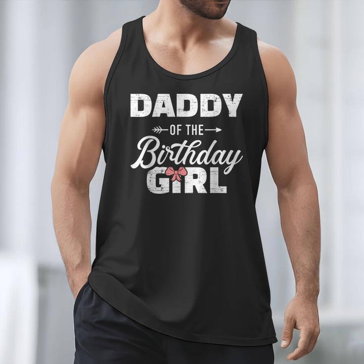 Daddy Of The Birthday Daughter Girl Matching Family For Dad Men Tank Top