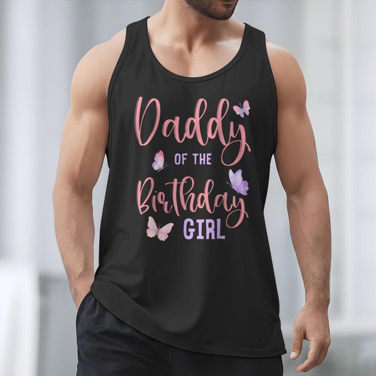 Daddy Of The Birthday Girl Butterfly Party Matching Family Men Tank Top