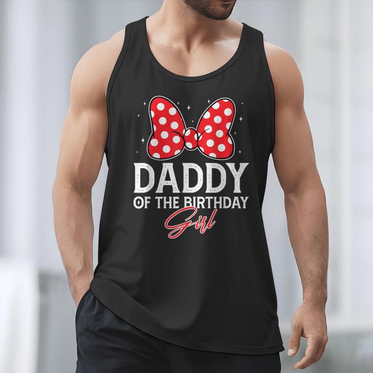 Daddy Of The Birthday Girl Cute Pink Bow Family Matching Men Tank Top Daddy Of The Birthday Girl Cute Pink Bow Family Matching Men Tank Top