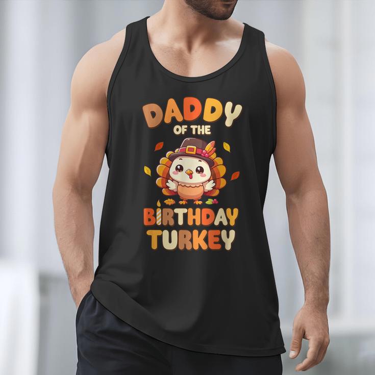 Daddy Of The Birthday Turkey Family 1st Birthday Boy Men Tank Top