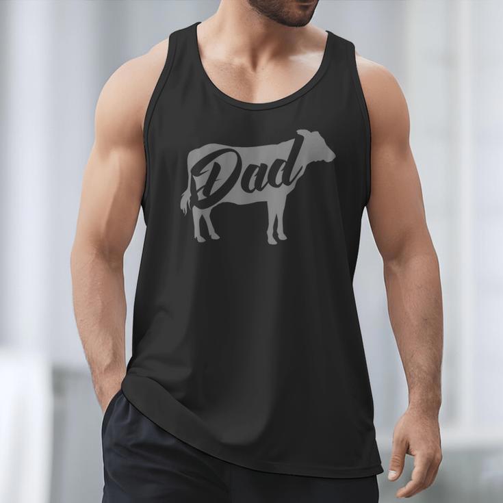 Daddy Cow For Dad's Who Lover Cows Men Tank Top