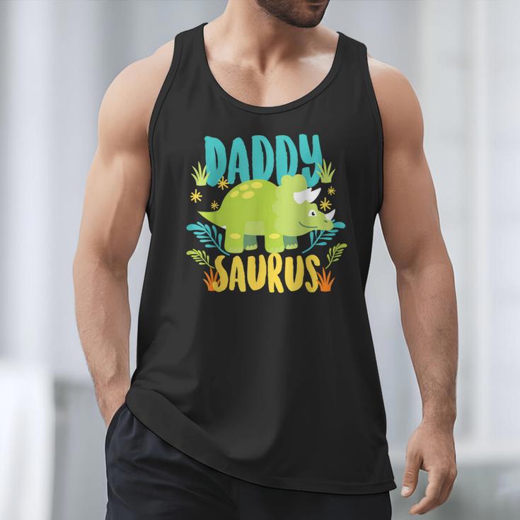 Daddy Dad Saurus Rex Dinosaur Dino For Father Men Tank Top