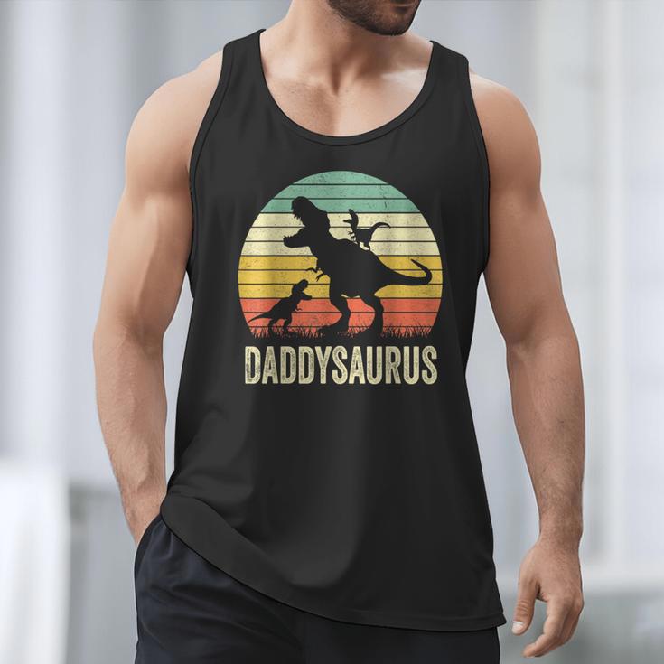 Daddy Dinosaur Daddysaurus 2 Kids For Dad Men Tank Top