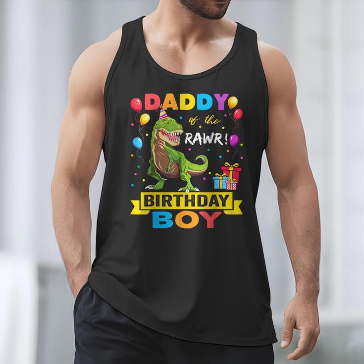 Daddy Dinosaur Shirt Cute Birthday Boy Family Apparel Men Tank Top