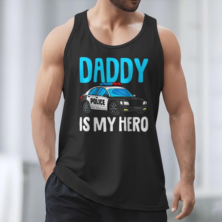 Daddy Is My Hero Police Toddler Police Officer Cop Boys Kids Men Tank Top
