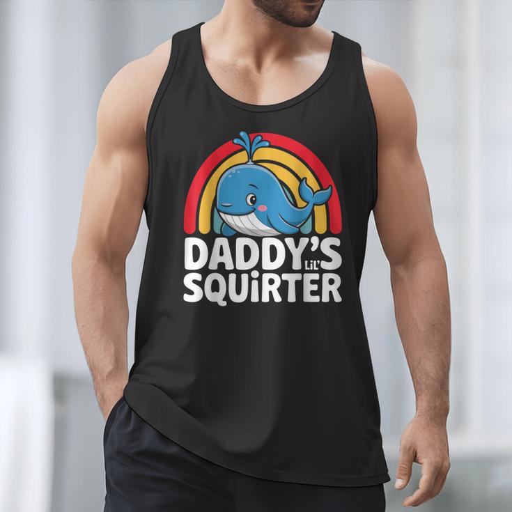 Daddy's Lil Squirter Cute Embarrassing Woman Men Tank Top
