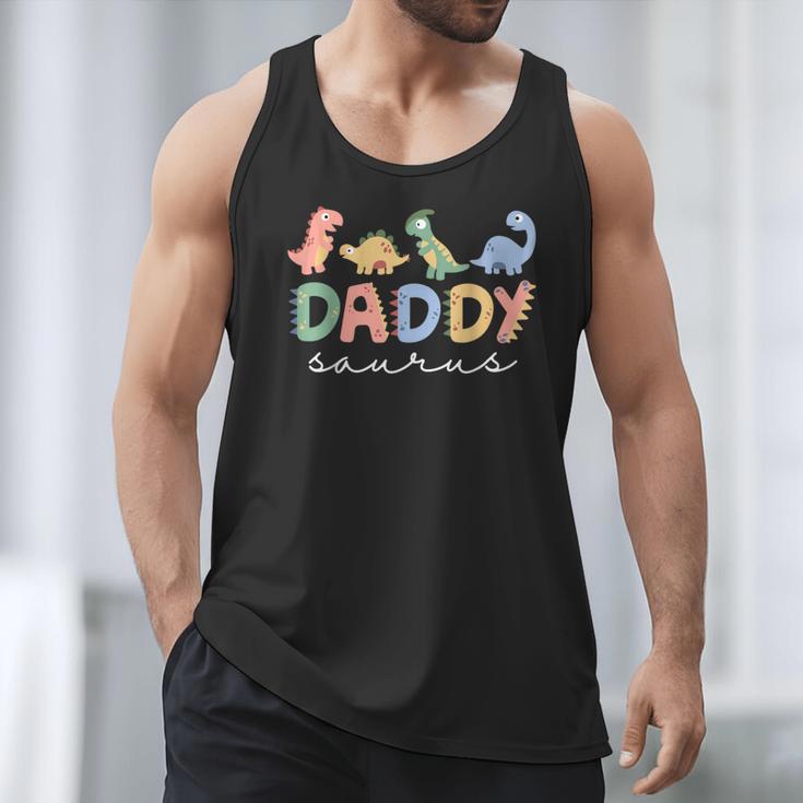 DaddysaurusRex Dinosaur Dad Daddy Saurus Family Men Tank Top