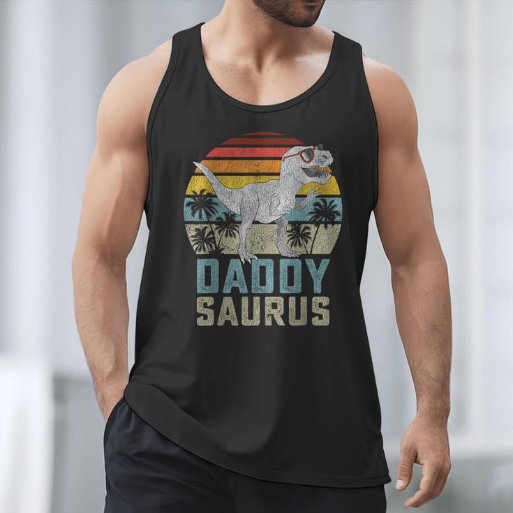 DaddysaurusRex Dinosaur Daddy Saurus Family Matching Men Tank Top DaddysaurusRex Dinosaur Daddy Saurus Family Matching Men Tank Top