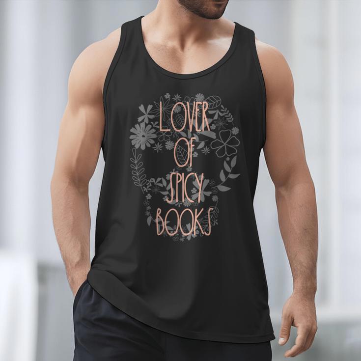 Dark Romance Book Lover Women Read Spicy Books Skeleton Dibs Men Tank Top