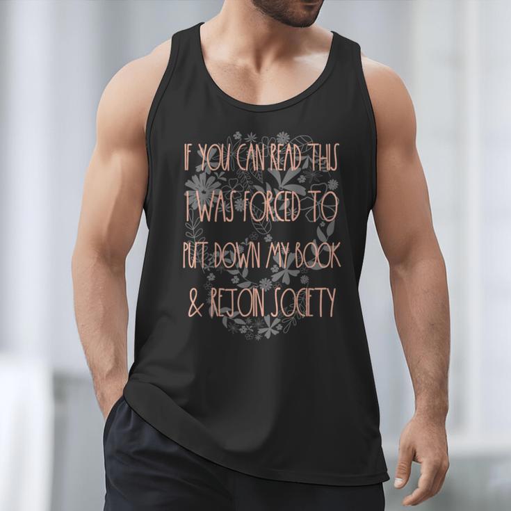 Dark Romance Put Down My Book Spicy Bookish Merch Romantasy Men Tank Top