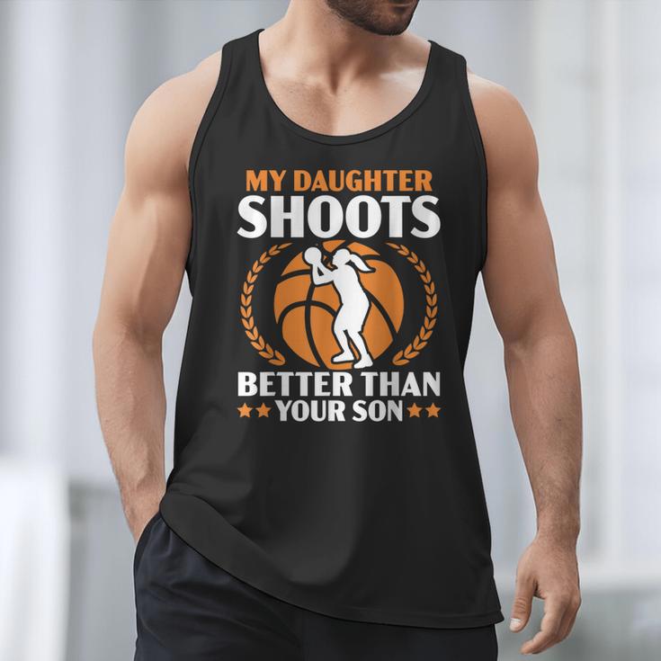 Daughter Basketball Sport Basketball Dad Mom Basketball Fan Men Tank Top