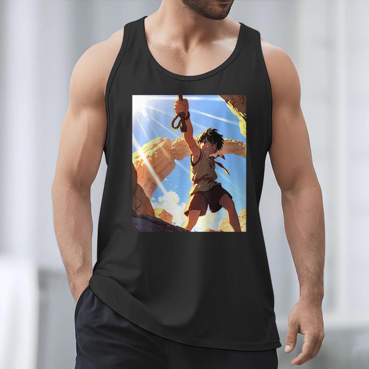 David And Goliath Bible Book Samuel King David Anime Manga Men Tank Top David And Goliath Bible Book Samuel King David Anime Manga Men Tank Top