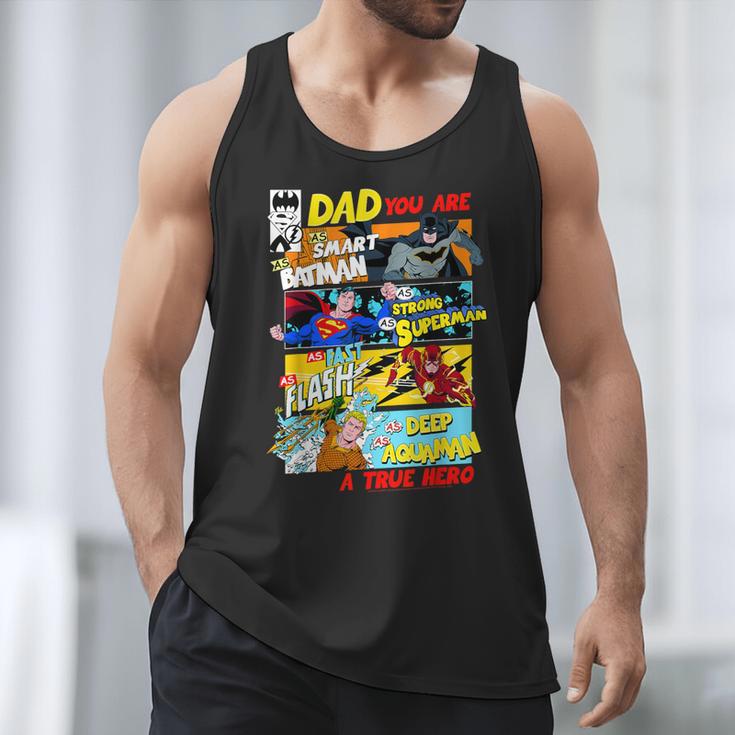 DC Comics Father's Day Justice League Dad Attributes Men Tank Top